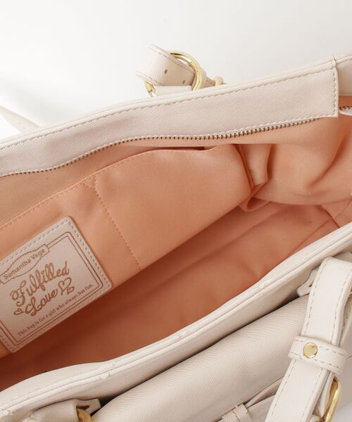 「SAMANTHAVEGA」 2WAYバッグ - ベージュ レディース_画像4