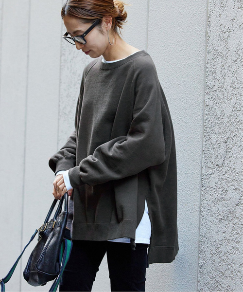 「FRAMeWORK」 スウェットカットソー FREE グレー レディース_画像9