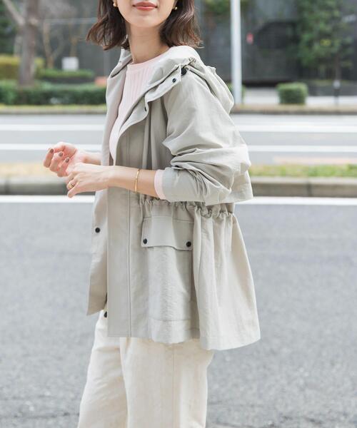 「URBAN RESEARCH DOORS」 ナイロンブルゾン MEDIUM ブラック レディースの画像