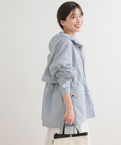 「URBAN RESEARCH DOORS」 ナイロンブルゾン MEDIUM ブラック レディースの画像