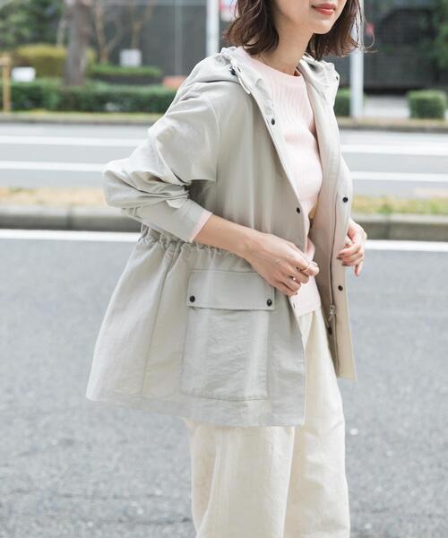 「URBAN RESEARCH DOORS」 ナイロンブルゾン MEDIUM ブラック レディースの画像