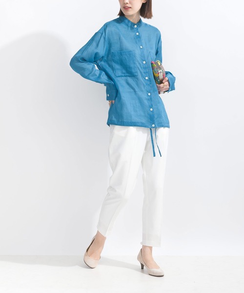 「PICCIN」 長袖シャツ M オフホワイト レディース_画像8