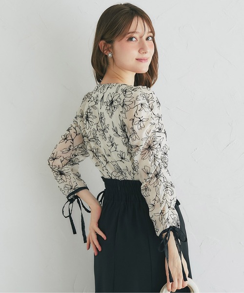 「tocco closet」 長袖ブラウス M アイボリー レディースの画像5