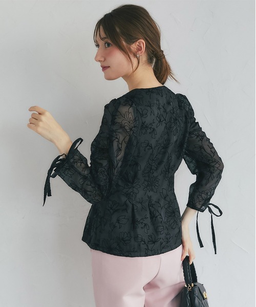 「tocco closet」 長袖ブラウス M アイボリー レディースの画像9