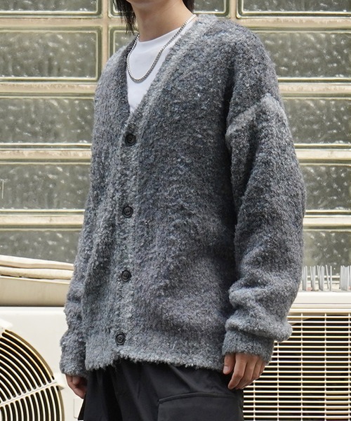 「Confirm」 ニットカーディガン L ブラック メンズ_画像9