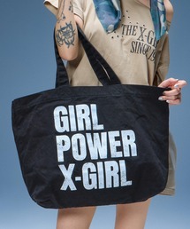 X-girl（エックスガール） トートバッグ GIRL POWER BIG TOTE BAG