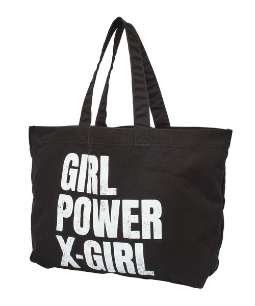 X-girl（エックスガール） トートバッグ GIRL POWER BIG TOTE BAG
