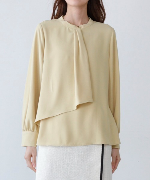 「M.deux」 長袖ブラウス MEDIUM イエロー レディース_画像5