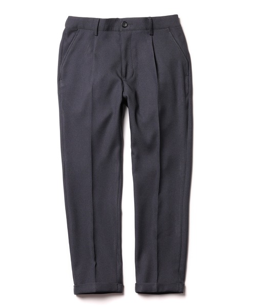 「MR.OLIVE」 スラックス MEDIUM チャコールグレー メンズの画像