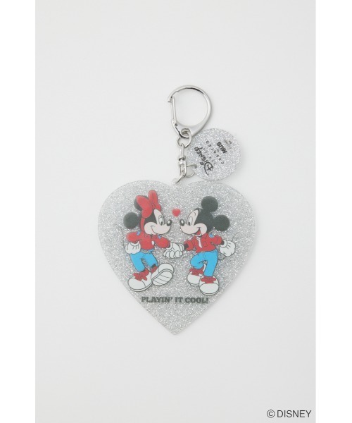 MICKEY × K&P アクスタ　キーホルダー 缶バッジ　銀テ付き Disney（ディズニー） MD MM MATCHING OUTFITS アクリルキーホルダー