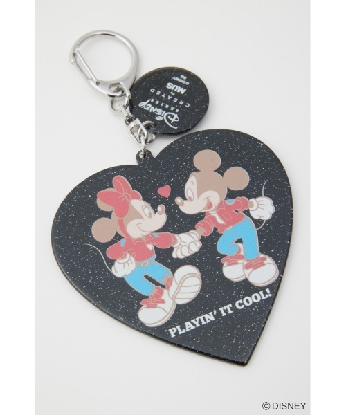 MICKEY × K&P アクスタ　キーホルダー 缶バッジ　銀テ付き Disney（ディズニー） MD MM MATCHING OUTFITS アクリルキーホルダー