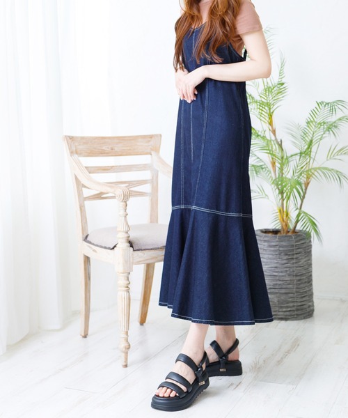 「attagirl」 フラットサンダル S グリーン レディース_画像6