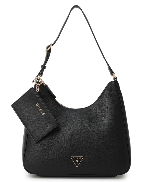GUESS ブラック ショルダーバッグ GUESS（ゲス） ショルダーバッグ バッグ WELLS SHOULDER SATCHEL