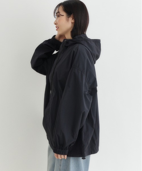 ♡良品 F.C.R.B. ［ ストレッチ ブルゾン ］マウンテンパーカー　L 黒 Right-on（ライトオン） ブルゾン アウター HONEYSUCKLE ROSE