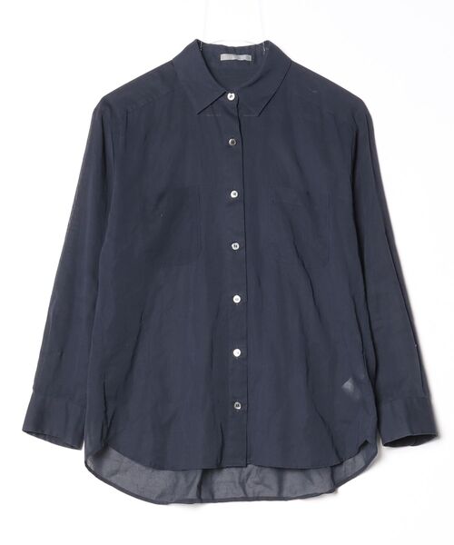 theory luxe（セオリーリュクス） 長袖シャツ 38 ネイビー レディース 