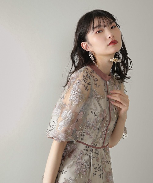 「Kana」 半袖ワンピース SS ピンク レディース