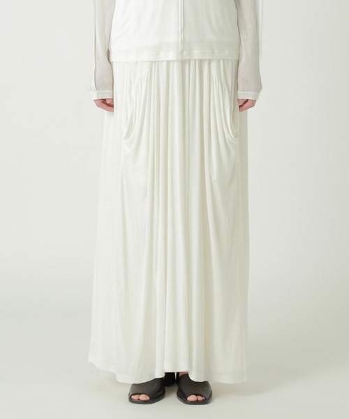 値下げ　ZUCCa SHEER RIB KNIT フレアスカート ZUCCa（ズッカ） スカート SHEER RIB KNIT / スカート : ZOZOTOWN