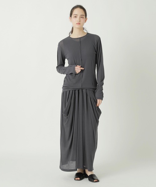 ZUCCa（ズッカ） スカート SHEER RIB KNIT / スカート : ZOZOTOWN