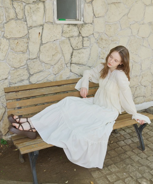 OLUN 厚底 サンダル platform strap sandal/厚底ストラップサンダル
