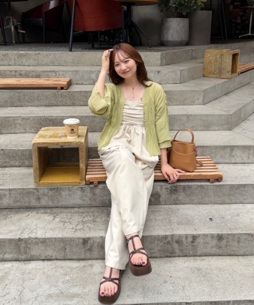 OLUN 厚底 サンダル platform strap sandal/厚底ストラップサンダル