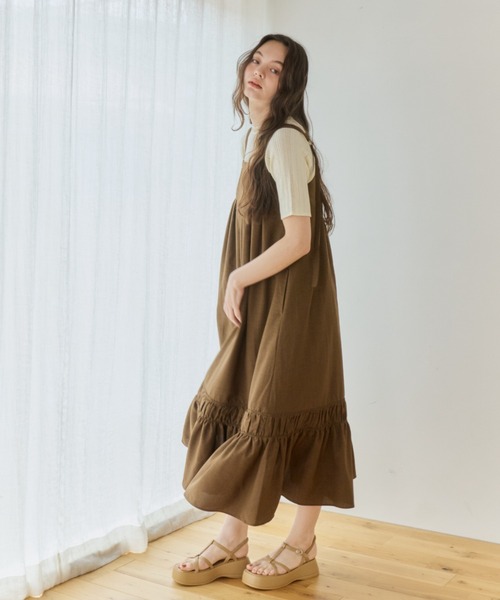 OLUN 厚底 サンダル platform strap sandal/厚底ストラップサンダル