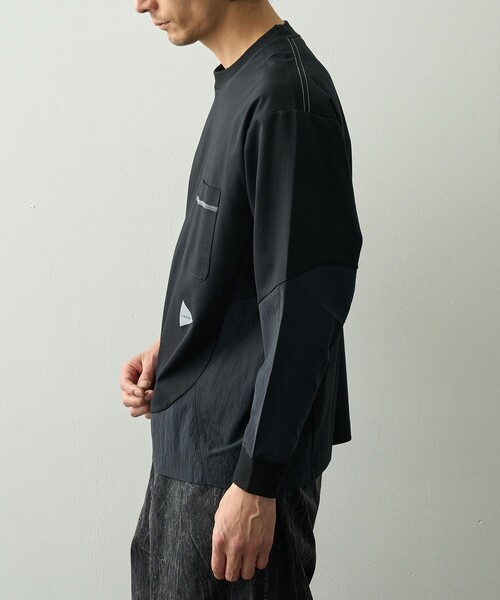 and wander（アンドワンダー） tシャツ 「and wander/アンドワンダー
