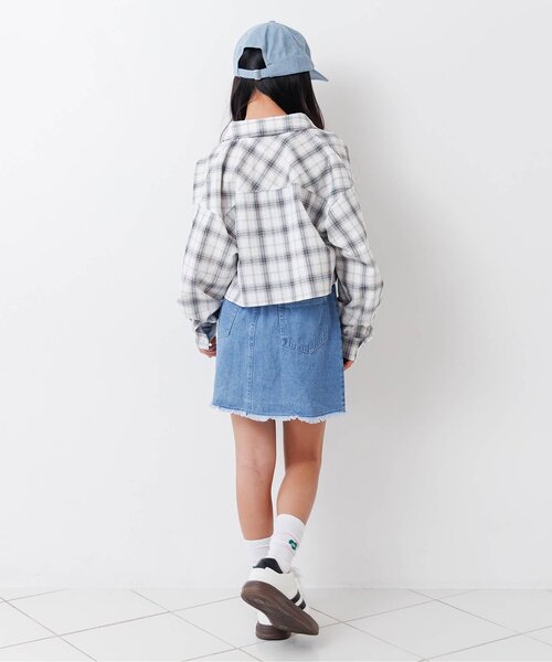 「algy」 「KIDS」長袖シャツ 150 オフホワイト キッズ_画像3