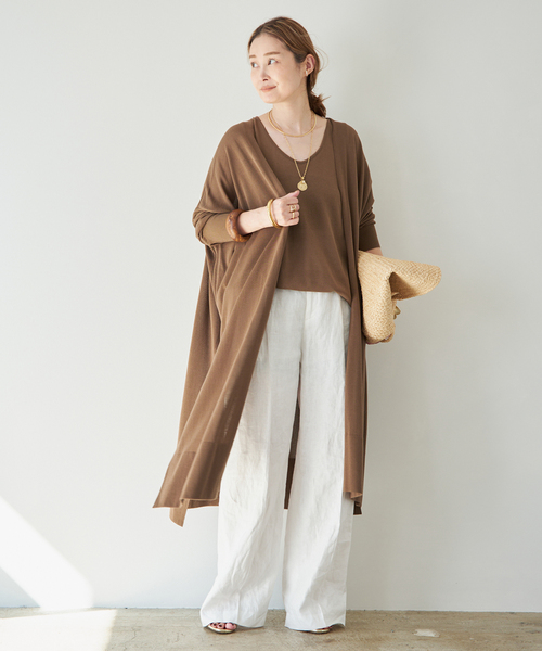 Deuxieme Classe Classy カーディガン Deuxieme Classe（ドゥーズィエムクラス） カーディガン LEWES アゼ トップス