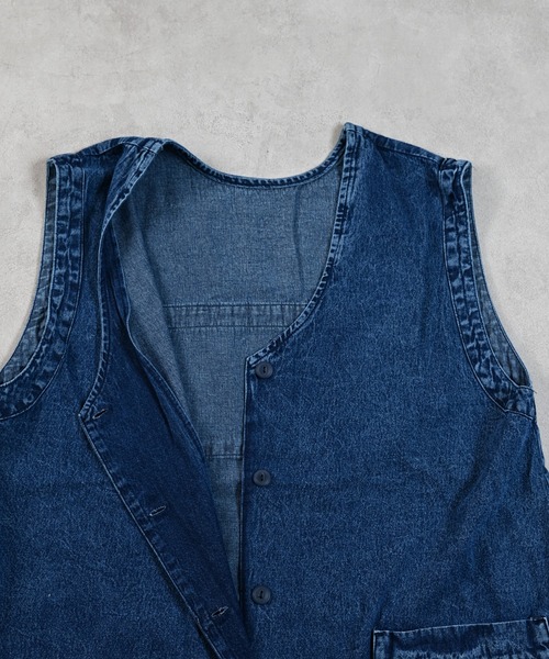 「MARKEY'S」 サロペットスカート 160cm ブルー レディース_画像3