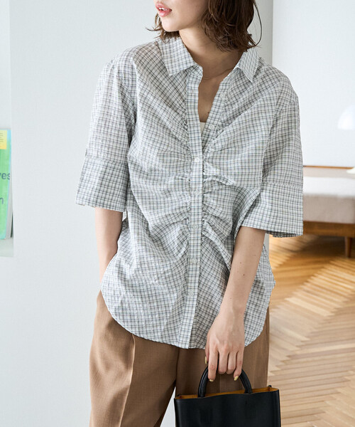 FREAK'S STORE（フリークスストア） ブラウス シャツ 夏 半袖 限定展開