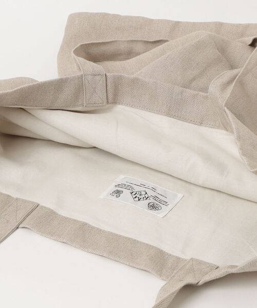 「R&D.M.Co OLDMAN'S TAILOR」 刺繍トートバッグ - グレー レディース_画像4