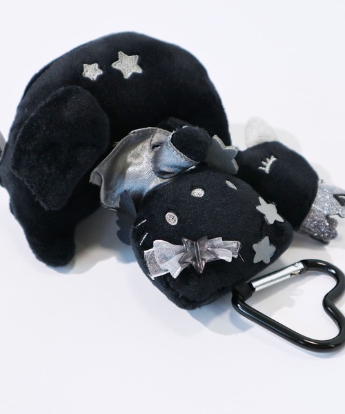 sanrio（サンリオ） キーホルダー (KE)「 」闇かわ黒スワンに変身