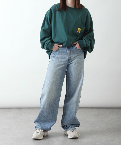 「COBMASTER」 長袖カットソー MEDIUM アッシュ レディース_画像3