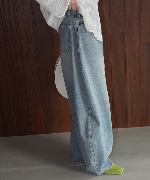 「chuclla」 デニムパンツ S ブルー レディース_画像4