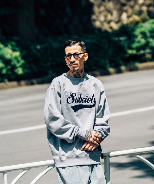 「Subciety」 長袖Tシャツ MEDIUM ベージュ メンズ_画像4