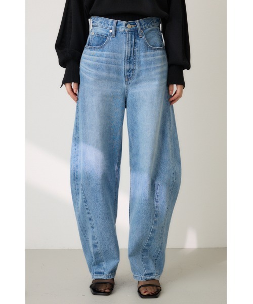 「crie conforto」 デニムパンツ SMALL ライトブルー レディース_画像5