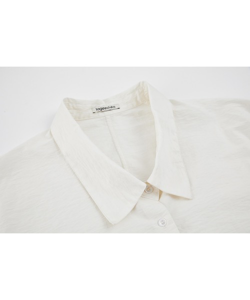 「tageechita」 長袖シャツ S グレー レディース_画像9