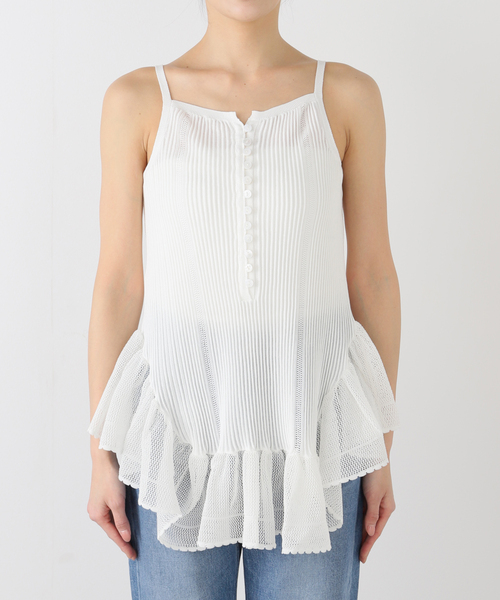 トップス tyn.TGOR Frill camisole SLOBE IENA（スローブイエナ） キャミソール 「追加」tyn.TGOR