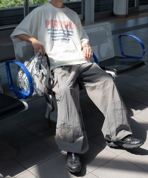 「Perushu」 カーゴパンツ SMALL グレー メンズ_画像2