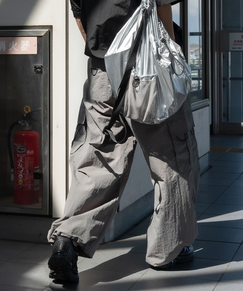 「Perushu」 カーゴパンツ SMALL グレー メンズ_画像3