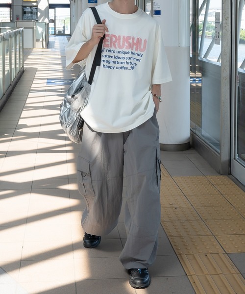 「Perushu」 カーゴパンツ SMALL グレー メンズ_画像7