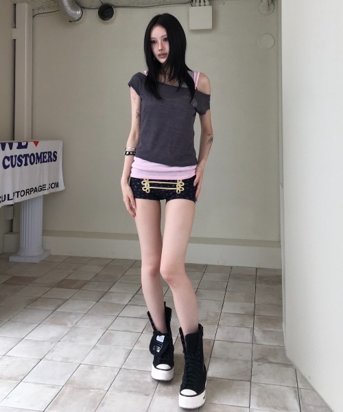 SCULPTOR（スカルプター） パンツ Napoleon Cottage Shorts レディース