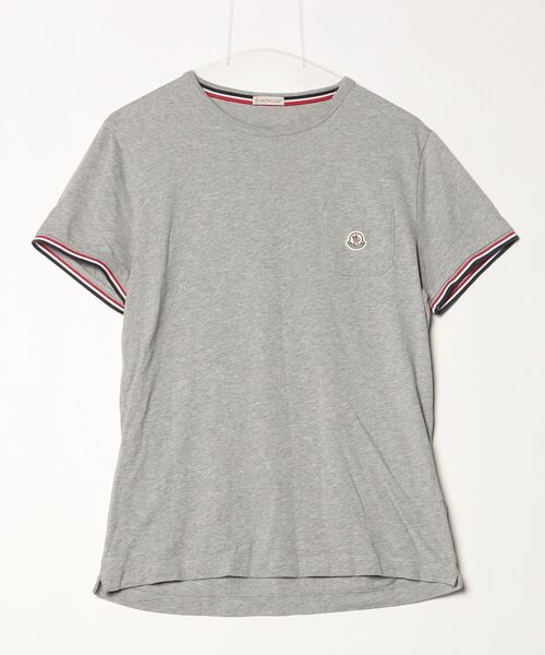 MONCLER（モンクレール） 半袖Tシャツ M グレー レディース : ZOZOTOWN