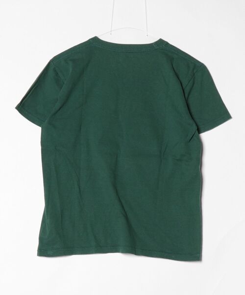 「and wander」 半袖Tシャツ 00 グリーン レディース_画像2