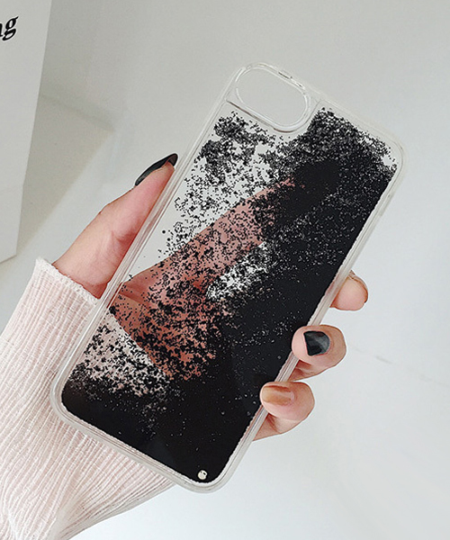 モバイルケース C U L クリア グリッター キラキラ 液体 動く アイフォンケース Iphoneカバー Ipc364 Zozotown Paypayモール店 通販 Paypayモール