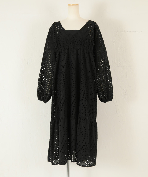 値下げ！ コットンドビー フロントレース ワンピース 値札付き Dot