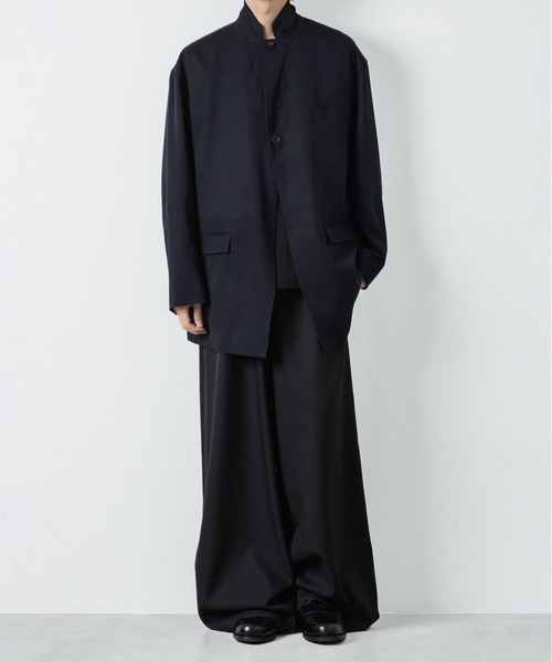 【美品】ato アトウ ジャケット ブラック テーラード ビジネス ATO（アトウ） ジャケット テーラードジャケット WOOL CONSTRUCTIVE JK