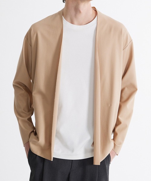UNITED TOKYO ネイビー ノーカラージャケット M UNITED TOKYO ジャケット ノーカラージャケット バラン