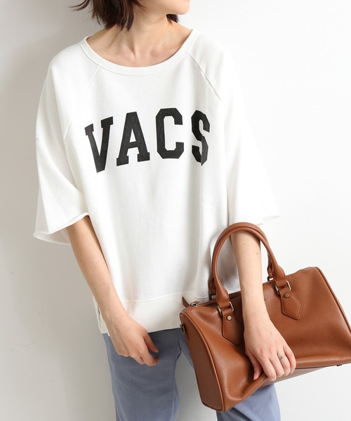スウェット VACS ハーフスリーブスウェット【手洗い可能】◆
