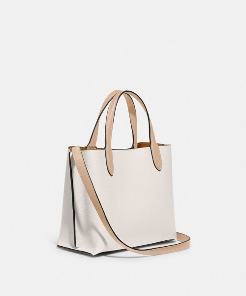 COACH トートバッグ ウィロウ トート 24 カラーブロック